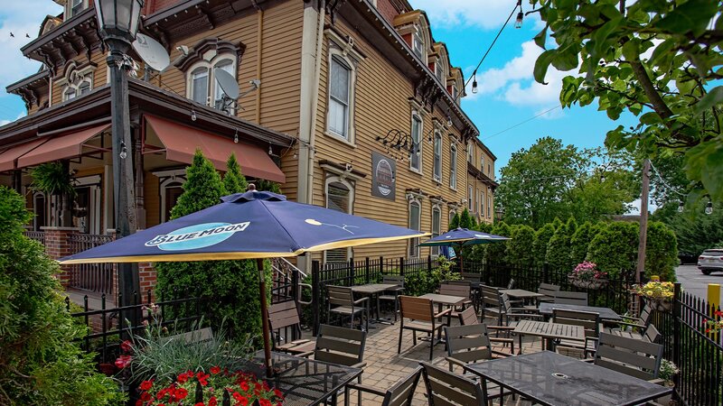 Outside dining area