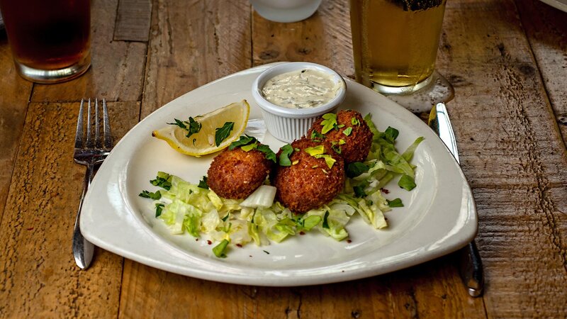 Crab cake appetizer