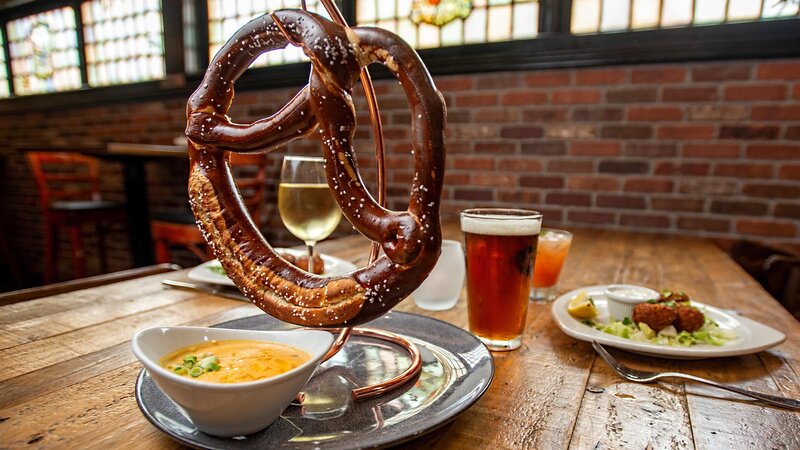 Mega Pretzel appetizer