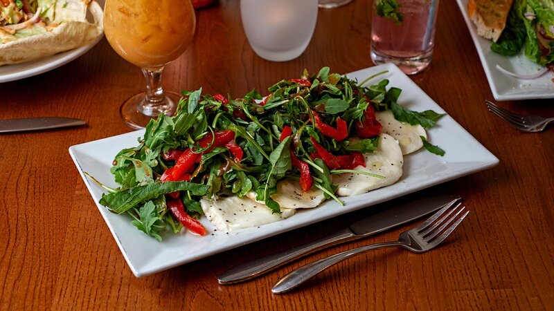 Mozzarella caprese salad