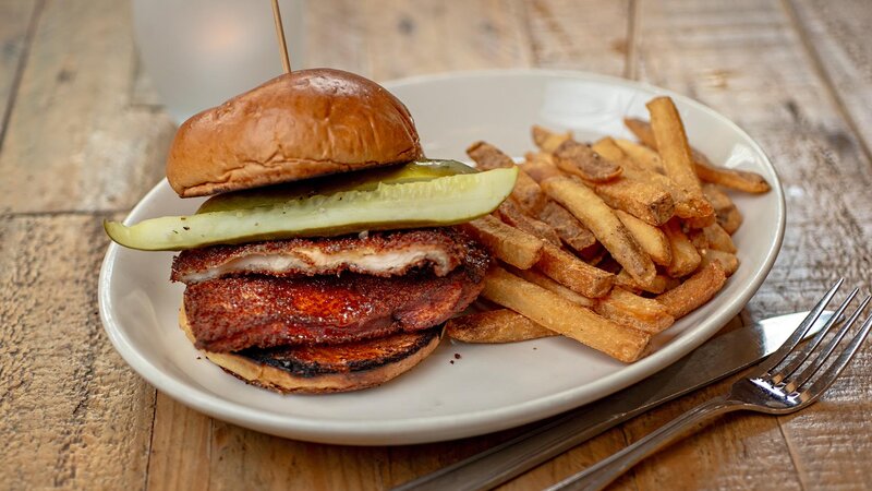 Fried chicken sandwich